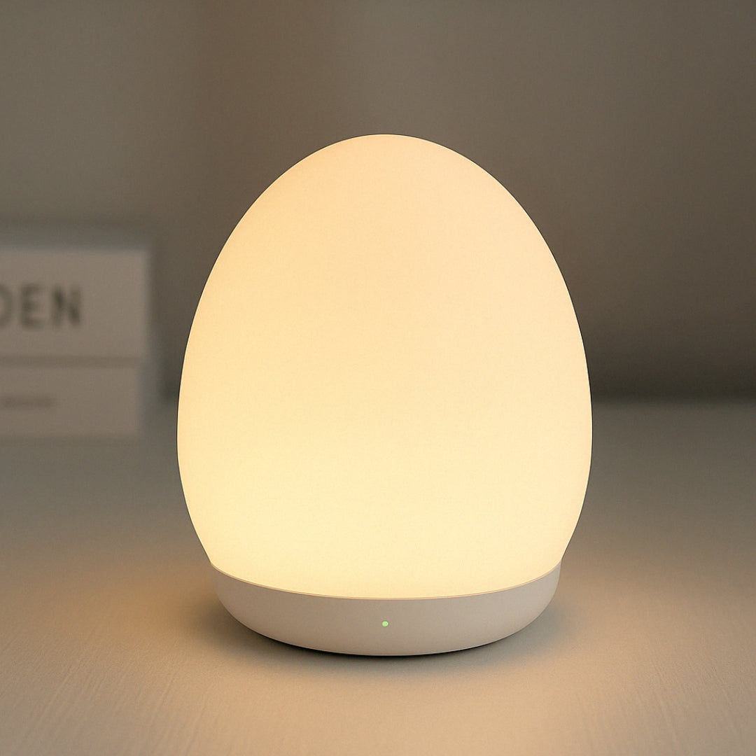Veilleuse Œuf LED Tactile – Douceur et Sécurité pour les Nuits de Bébé