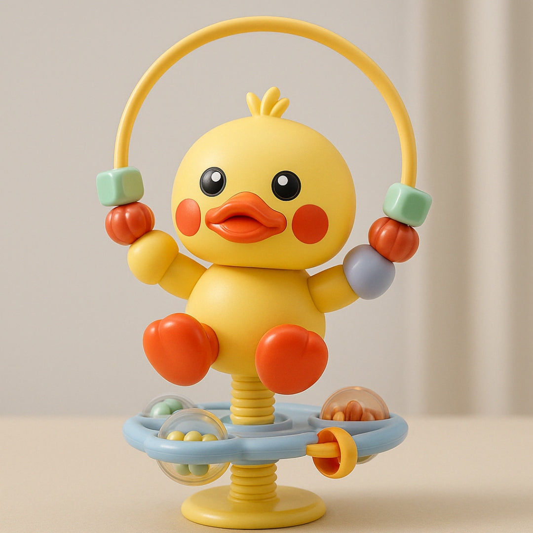 Hochet à Ventouse Bébé – Compagnon d’Éveil Intelligemment Conçu